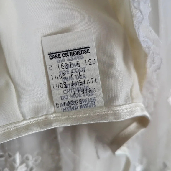 VINTAGE Christening Set- Phyllis Baby Wear 3 Piece set-Bonnet- Baby Dress Large - Picture 13 of 16